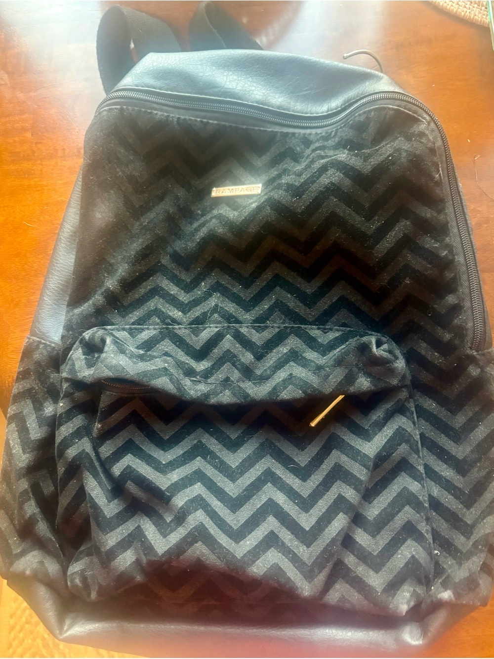 Rampage Faux Leather Backpack — NWOT